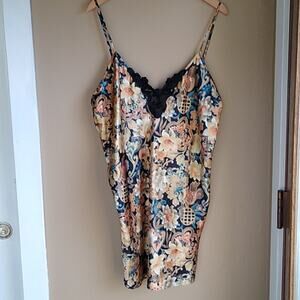 Inner Most Vintage Slip Nightdress Floral  Print